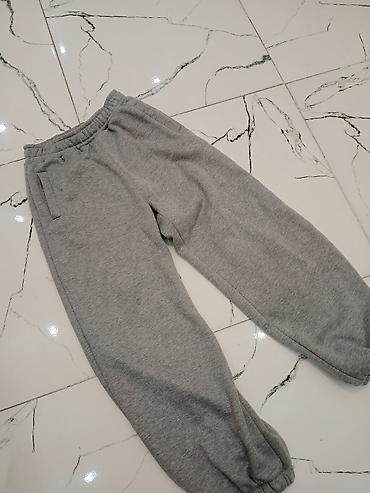 jogger şalvar: Boz rəngli unisex idman şalvarı - Kəsim: Klassik “jogger” modeli — 3