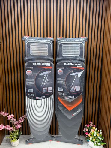 Pərlər, ventilyatorlar: Ütü masaları – Cingillioğlu markası Müxtəlif modellər: - CINDY (CM — 14