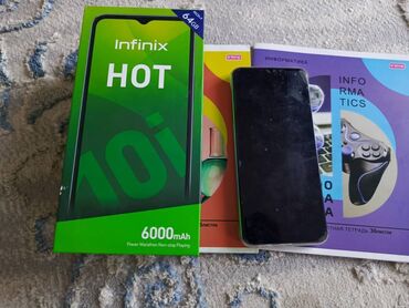 инфиникс нот 10i: Infinix Hot 10i, Новый, 64 ГБ, цвет - Синий, 2 SIM