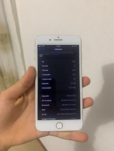 xiomi redmi not8: IPhone 7 Plus, 32 GB, Gümüşü, Barmaq izi — 3