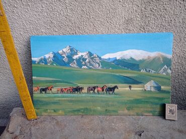 Картины: 1. Картина "Цветы". Акварель. 1995 г. Витебск. Белоруссия. Размер — 18