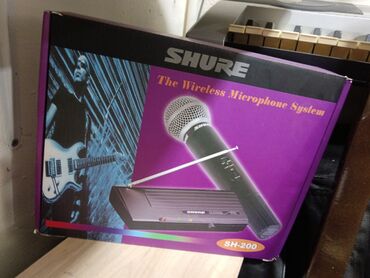 Mikrofonlar: Simsiz (Bluetooth) Mikrofon Shure