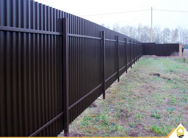 Профлисты для заборов: Заборы из профнастила под ключ - Материал: стальной профнастил с — 3