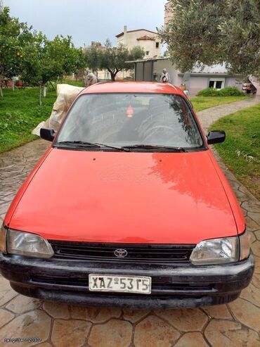 Οχήματα: Toyota Starlet: 1.3 l. | 1991 έ. Χάτσμπακ