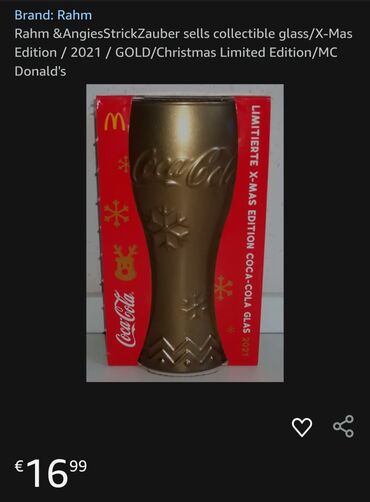 Čaše: Casa nova coca cola,limitirana bozicna serija iz 2021god. Nova — 5