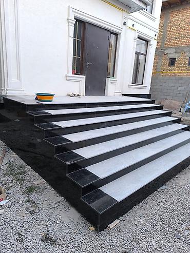 Мраморные и гранитные работы: Сокол жасайбыз - Изготовление и монтаж цокольных и фасадных — 16