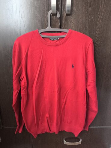 семейные одежды: Мужской свитер, L (EU 40), Polo Ralph Lauren, Б/у, цвет - Красный, Самовывоз, Платная доставка