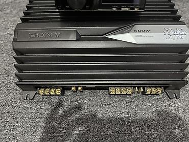 usilitel kalonka satilir: Avtomobil audio komplekti - Gücləndirici: Sony Xplod 4/3 Channel — 4