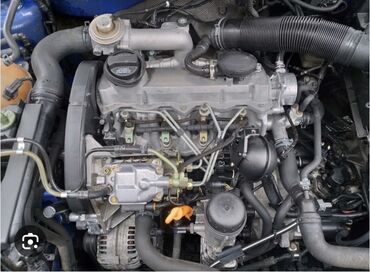 Двигатели, моторы и ГБЦ: Дизельный мотор Volkswagen 2001 г., 1.9 л, Б/у, Оригинал, Германия