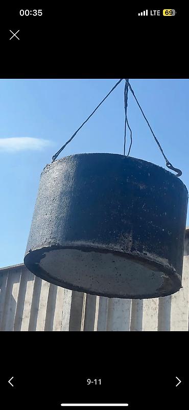 Железобетонные (ЖБИ) кольца для септика: Железобетонное (ЖБИ) кольцо для септика Размер: 150 x 90 x 9 см, Платная установка, В розницу — 15