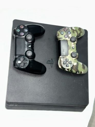 PS4 (Sony Playstation 4): Sony PlayStation 4 (Slim) oyun konsolu – 500 GB, HDR, PS VR Ready — 2