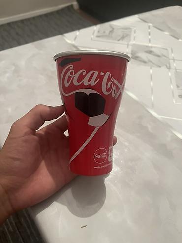 крушки: Алюминиевая кружка Coca‑Cola (лимитированный футбольный дизайн) - — 1