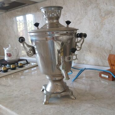 korkmaz samovar: İşlənmiş Elektrik Samovar, 5 l, Ünvandan götürmə