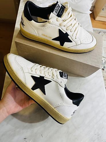 поло кроссовки: Мужские кроссовки, 42, 42.5, Golden Goose, Новый, цвет - Белый, Самовывоз, Платная доставка — 1