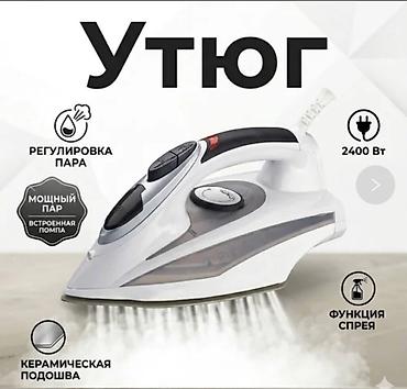 2400: Утюг Паровой, Керамический, Вертикальное отпаривание — 1
