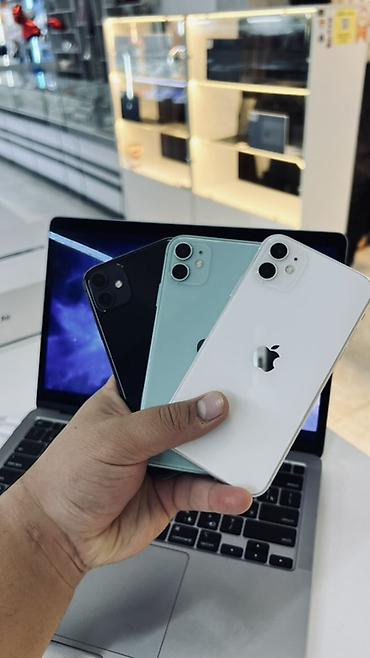 IPhone 11, Б/у, 128 ГБ, Защитное стекло, Чехол, В рассрочку, 77 %