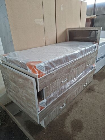 Односпальные кровати: Односпальная кровать, Новый, С матрасом, длина - 200 см — 6