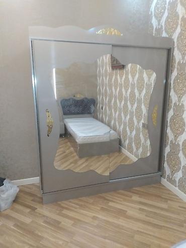 guzgu boydan: Yeni, 2 qapılı, Güzgülü, Boz, Kupe, Düz dolab — 1