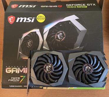 gtx 660: Videokart MSI GeForce GTX 1660 Super, 6 GB, İşlənmiş