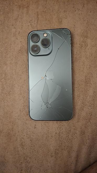 IPhone 13 Pro, 128 GB, Yaşıl, Qırıq