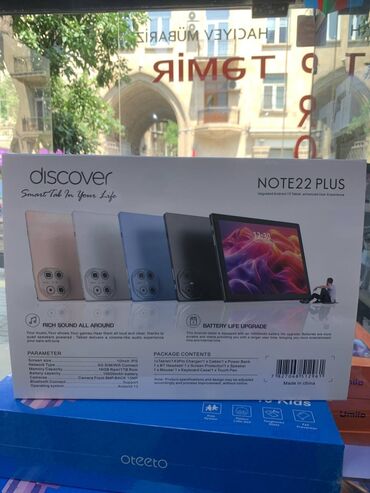 cib vayfayı: Discover note 22 plus 10 düymlük ekran 10000 mah batareya 2 kamera