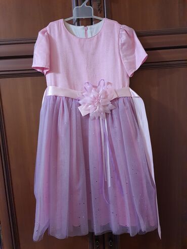 нарядные платья для девочек: Детское платье, цвет - Розовый, Новый