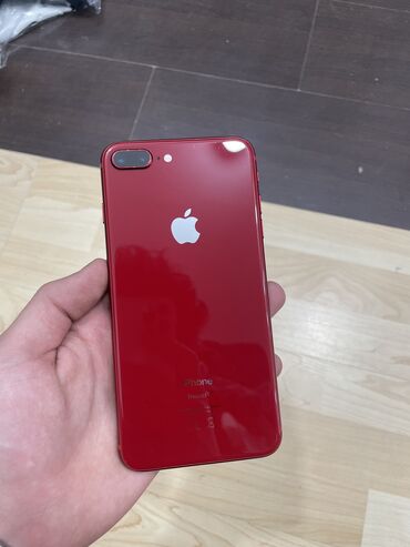 Apple iPhone: IPhone 8 Plus, 256 GB, Qırmızı, Barmaq izi