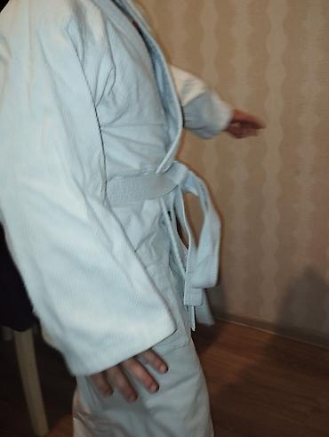 triko dest: Uşaq üçün cüdo/ciu-citsu kimono dəsti - Rəng: ağ - Komplet: üst geyim — 2