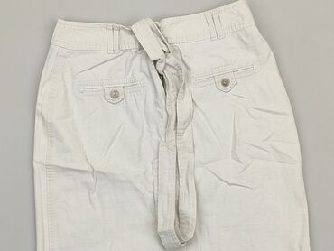 plisowane spódnice biala: Spódnica, M, stan - Dobry