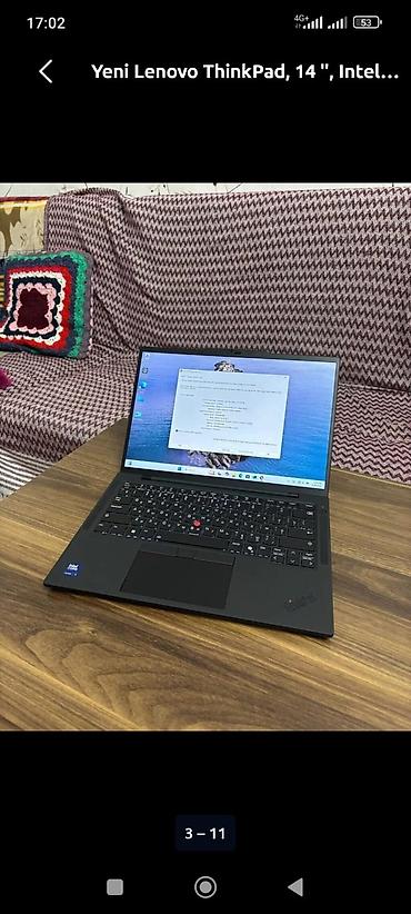 Lenovo: Yeni Lenovo ThinkPad, 14 ", Intel Core i7, 512 GB, Ünvandan götürmə, Pulsuz çatdırılma, Ödənişli çatdırılma — 6