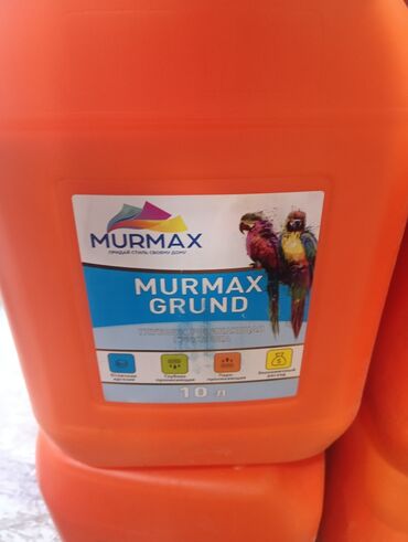 ортофосфорная кислота: Грунтовка Murmax Grund в оранжевой канистре объемом 10 литров