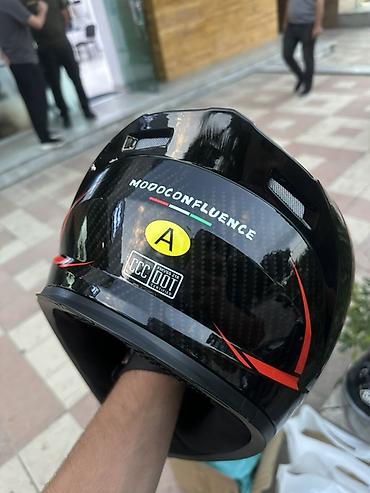 Moto geyim: MOTODONFLUENCE tam üzlü motosiklet dəbilqəsi - Korpus: karbon lif — 3