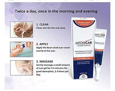 ожог: Снова в наличии MEDISCAR Silicone Scar Gel — медицинский силиконовый — 4