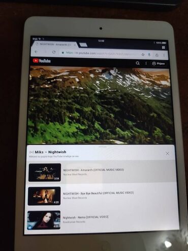 Tableti: APPLE iPad MINI = WiFi = iCloud FREE = 7.9 Baterija jako dobro drzi — 2