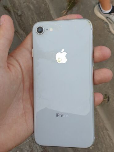 купить ксерокс бу: IPhone 8, Колдонулган, 64 ГБ, Ак, 100 %