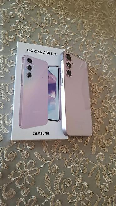 Samsung Galaxy A55 5G, rəng - Bənövşəyi, Barmaq izi