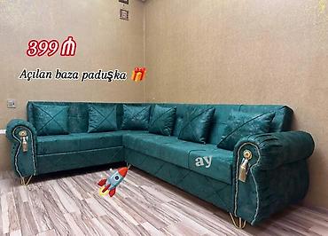 kunc mebeli: Künc divan, Yeni, Açılan, Bazalı, Parça, Şəhərdaxili pulsuz çatdırılma — 1