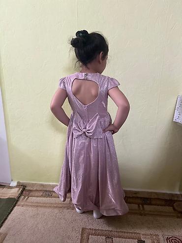 Платья: Детское платье, цвет - Голубой, Новый — 3