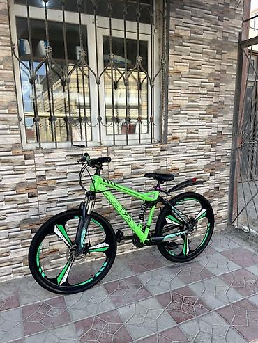 velosiped satisi gence: Dağ velosipedi – ECOBIKE (yaşıl) - Karkas: alüminium alaşımlı — 1