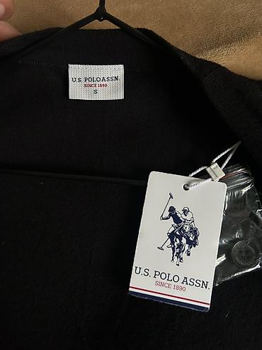 pull and: Мужской свитер, S, Us Polo Assn, Новый, цвет - Черный, Бесплатная доставка, Платная доставка, Самовывоз — 1