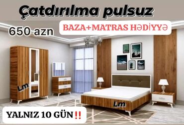 sade yataq mebeli: *Yataq dəsti* *Sifarişlə və yeni* Qiymət : *650₼* Dəstə daxildir