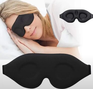 Бачки: Светонепроницаемая маска для сна из ледяного шелка, Мягкая повязка на