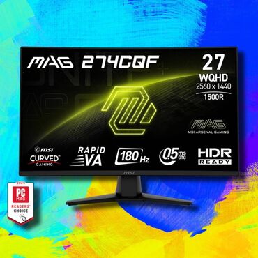 Kompüter ehtiyyat hissələri: 🖥️ MSI Gaming MAG 274CQF – Mükəmməl Vizual Təcrübə üçün Hazır Ol! MSI