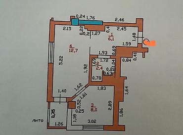 Продажа квартир: 1 комната, 32 м², Учкун мкр Индивидуалка, 9 этаж, Евроремонт — 6