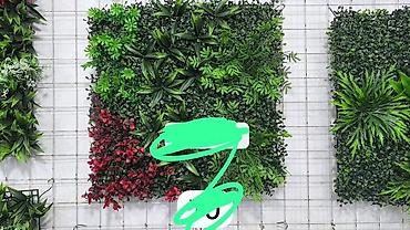 Панно: Искусственная зелёная стена (панели-коврики) - Модульные панели с — 14