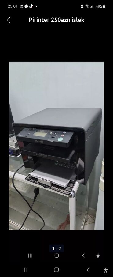 islenmis printer satisi: Printer ela veziyyetde hec bir problemi yoxdur alan uduzmaz ehtiyac