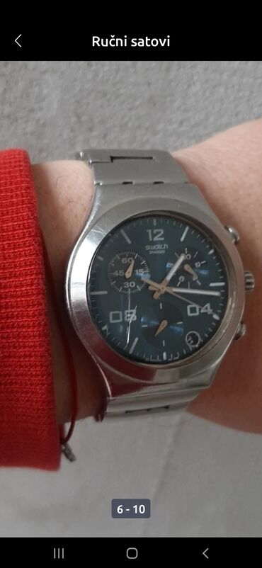 Ručni satovi: Swotch ispravan sat sat je original sviss made ima jednu linijicu sa — 11