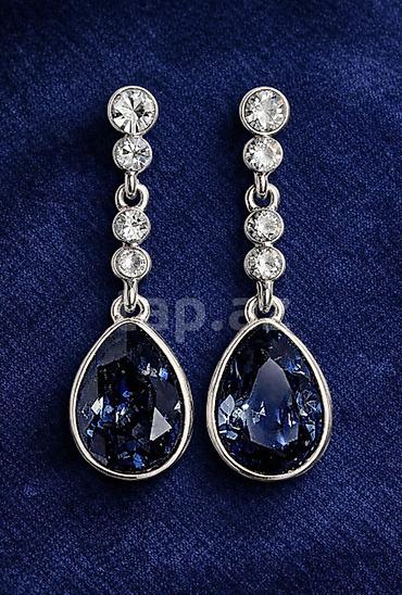 Bijuteriya: Swarovski kristal sırğa – orijinal, ideal vəziyyətdə Orijinal — 2