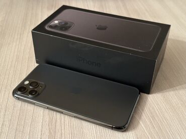 Apple iPhone: IPhone 11 Pro, Б/у, 256 ГБ, Зарядное устройство, Кабель, Коробка, 89 %