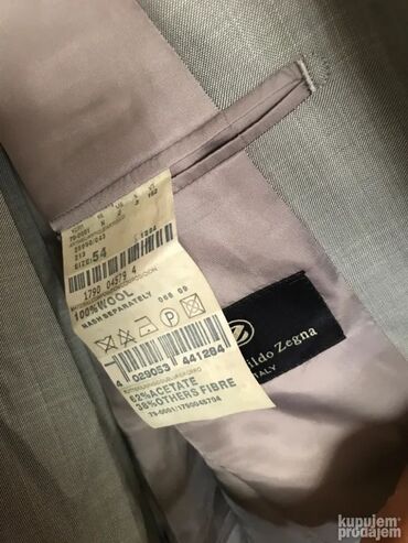 Odela: Dvodelno odelo, XL (EU 54), L (EU 52), bоја - Tamnoplava, Vuna — 5